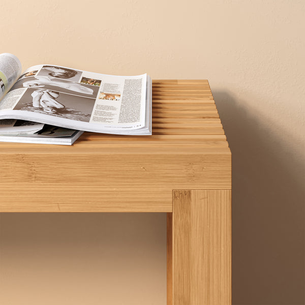 Cipőtartó pad Korjad 90x33x43 cm bambusz [en.casa]