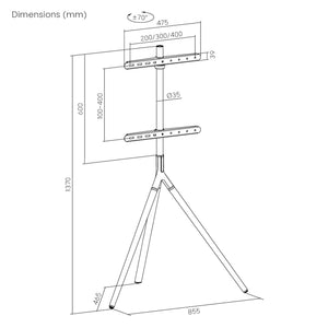 TV állvány Valle max. 65 col [pro.tec]