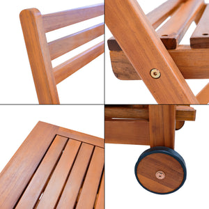 Kerti étkező garnitúra Acerenza 7 részes akácfa FSC® tanúsítvánnyal [en.casa]