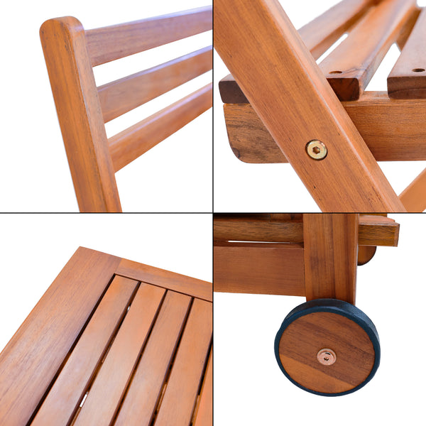 Kerti étkező garnitúra Acerenza 7 részes akácfa FSC® tanúsítvánnyal [en.casa]