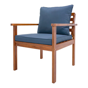 4 részes akácfa kerti bútor szett Brittoli FSC® tanúsítvánnyal [en.casa]