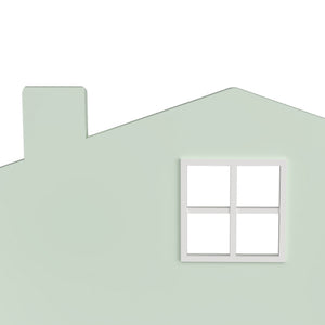 Gyerek könyvespolc Vipsali 106x60x12 cm mentazöld/fehér [en.casa]