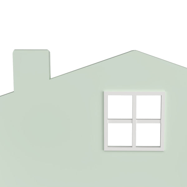 Gyerek könyvespolc Vipsali 106x60x12 cm mentazöld/fehér [en.casa]