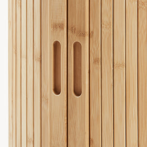 Éjjeli szekrény Nordkapp 65x40 cm bambusz [en.casa]