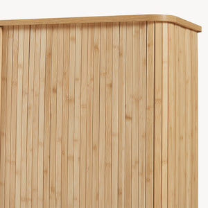 Tárolószekrény Nordkapp 100x40x80 cm bambusz [en.casa]