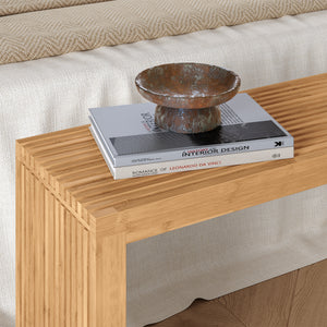 Cipőtartó pad Korjad 90x33x43 cm bambusz [en.casa]