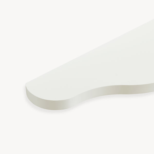 Gyerek fali polc 2db-os szett Sirlstalo 57x19x3 cm fehér [en.casa]