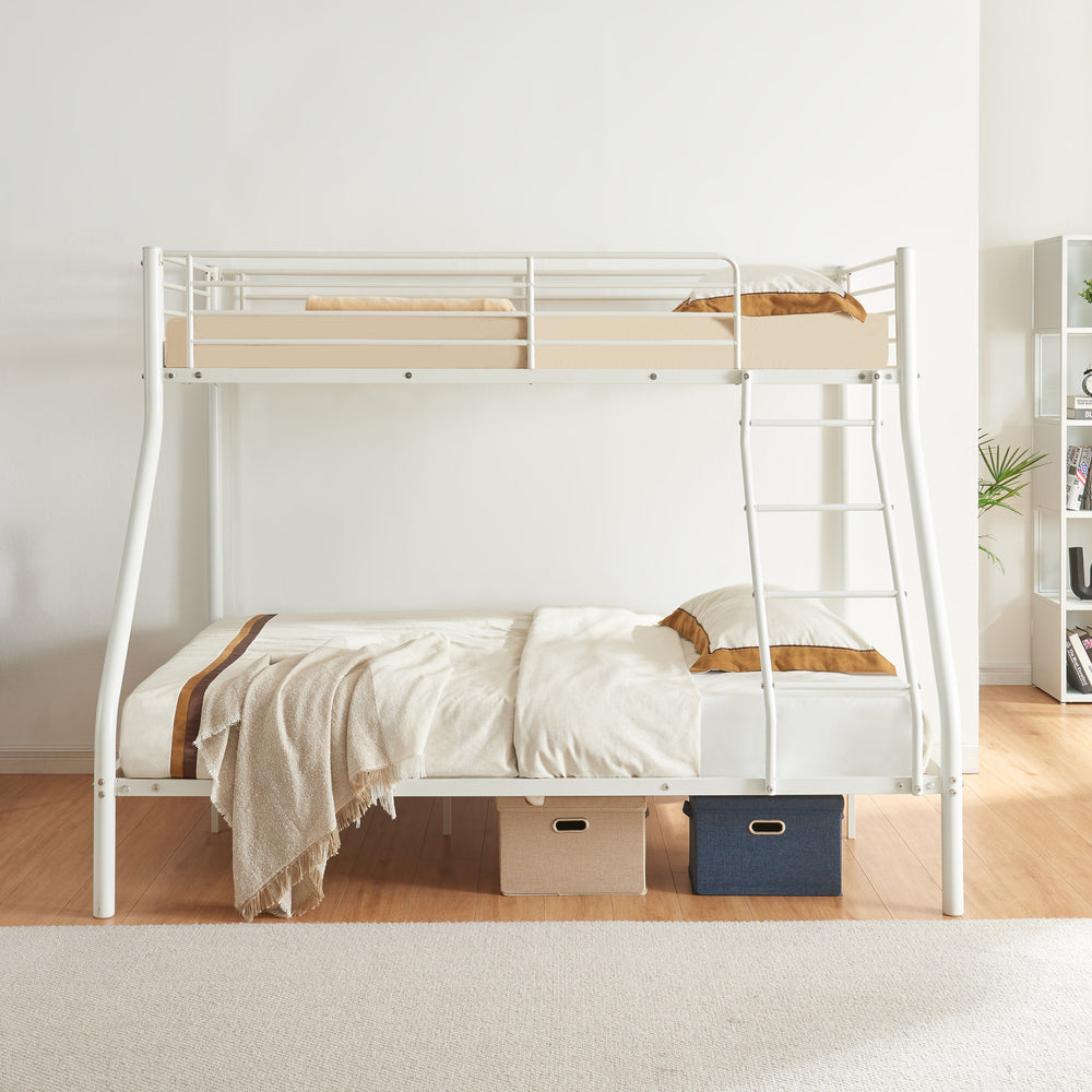 Fém - emeletes ágy Sortland 200x140/90 cm matracokkal [neu.haus] - premiumXL