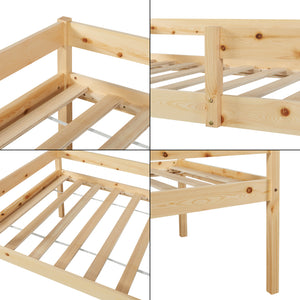 Fenyő gyerekágy 2 fiókkal matraccal Sonkajärvi 90x200cm [en.casa]