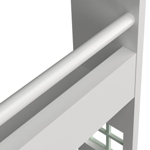 Gyerek könyvespolc Vipsali 106x60x12 cm mentazöld/fehér [en.casa]