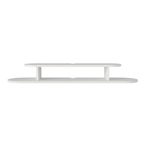 TV állvány falra Targema 120x30x16 cm fehér [en.casa]