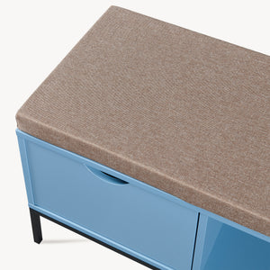 Colwyn cipősszekrény 80x40x45 cm Kék [en.casa]