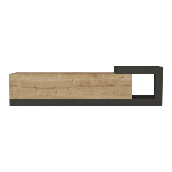 TV szekrény Luhanka 150x29,5x38,5cm tölgyfa[en.casa]