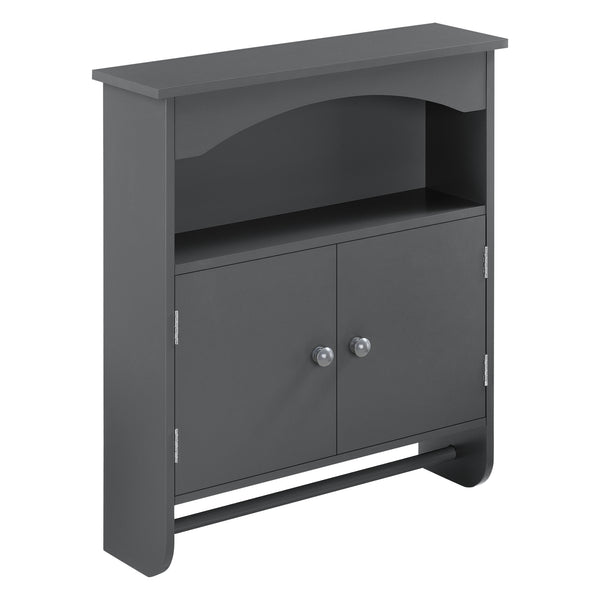 Fürdőszobai szekrény Graz 61x53x15 cm törölközőtartóval, különböző színekben MDF en.casa