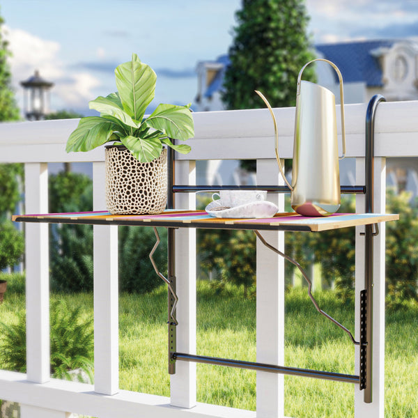 Függőasztal erkélyre Petäjävesi [en.casa]