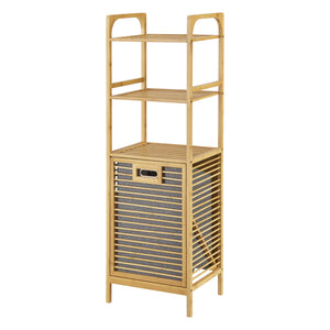 Bambusz mosókosár Tidaholm 118x39,5x30,5cm [en.casa] - premiumXL