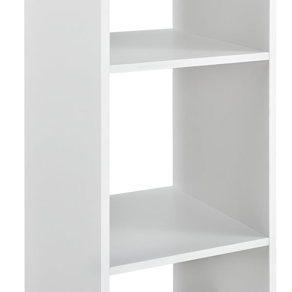 Bárasztal [en.casa]® 70 x 70 x 110 cm, melaminborítású forgácslap, 3 polccal