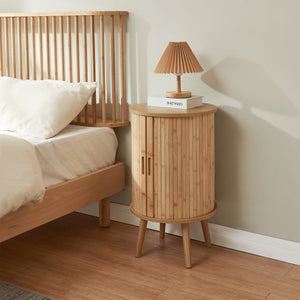 Éjjeli szekrény Nordkapp 65x40 cm bambusz [en.casa]