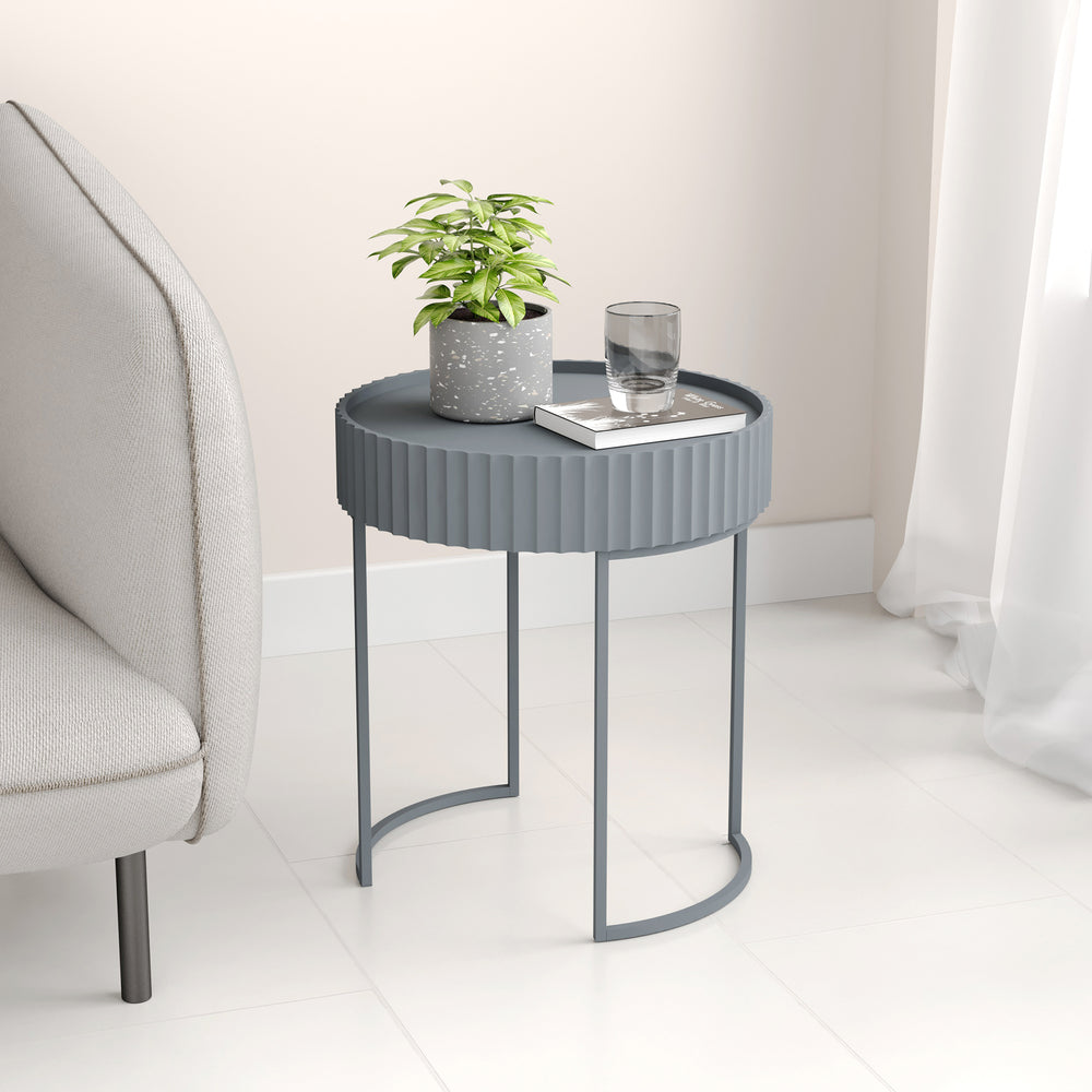 Kisasztal Rill 46xØ40 cm [en.casa]
