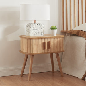 Éjjeliszekrény Nordkapp 2 ajtóval [en.casa] - premiumXL