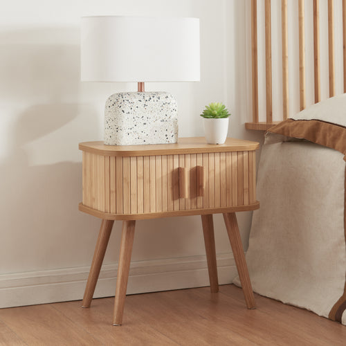 Éjjeliszekrény Nordkapp 2 ajtóval [en.casa] - premiumXL