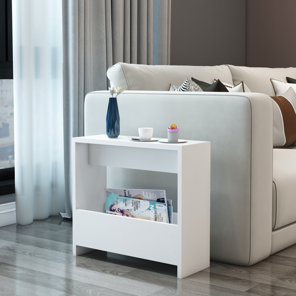 Dohányzóasztal Rødovre 60x55x20 cm fehér [en.casa] - premiumXL