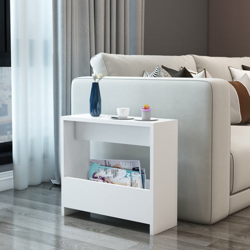 Dohányzóasztal Rødovre 60x55x20 cm fehér [en.casa] - premiumXL