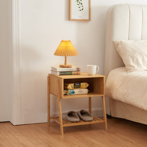 Éjjeliszekrény Håbo 50x45x36 cm bambusz [en.casa] - premiumXL