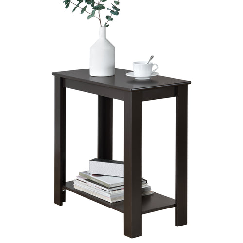 Oldalas asztal Chur 60 x 30 x 61,3 cm barna en.casa - premiumXL