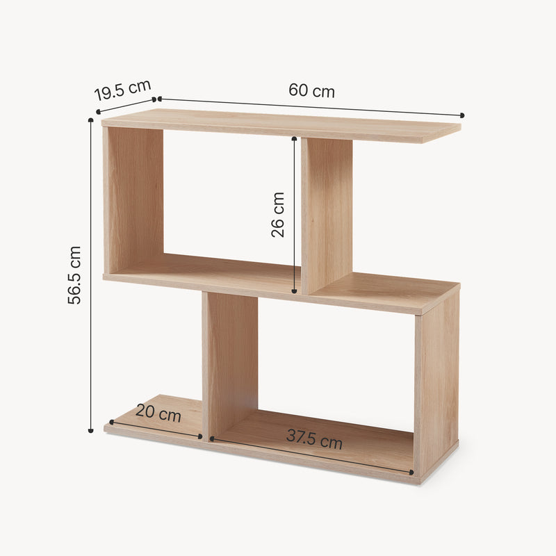 Méretrajz Kisasztal Koxjö 57x60x20 cm [en.casa]