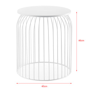 Kisasztalok 3 db-os szett Amherst fém több színben [en.casa]  