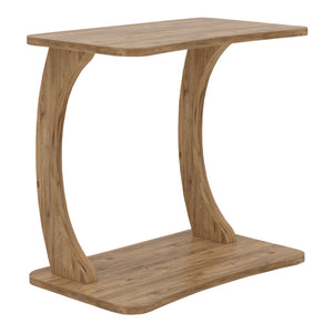 C-alakú gurulós kisasztal Stattela 59x35x56 cm [en.casa]