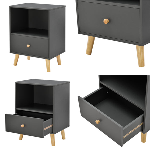 Kisasztal Sundsvall 40x30x54 cm [en.casa]