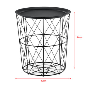 Kiasztal 3 db-os szett Worcester fém [en.casa]