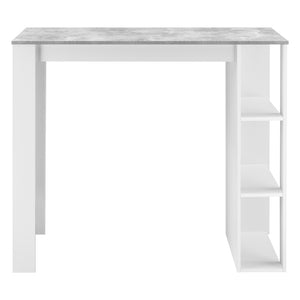 Bárasztal Danderyd beépített polccal 120x60x106 cm [en.casa]