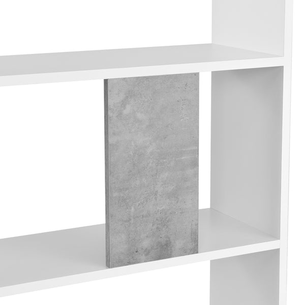 Aneby könyvespolc 159x80x24cm, 5 polccal, különböző színekben [en.casa]