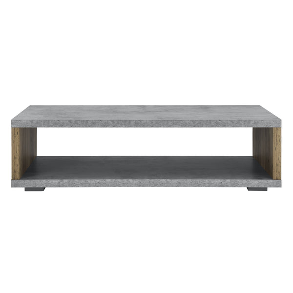 [en.casa]® Modern Dohányzóasztal - MDF-lap - Fémvázas - Nappali Asztal