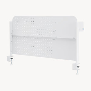 Asztallapra rögzíthető perforált rendszerezőtábla íróasztalhoz Sauda 114x68 cm acél [en.casa]