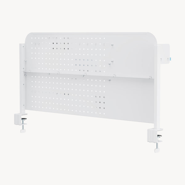 Asztallapra rögzíthető perforált rendszerezőtábla íróasztalhoz Sauda 114x68 cm acél [en.casa]