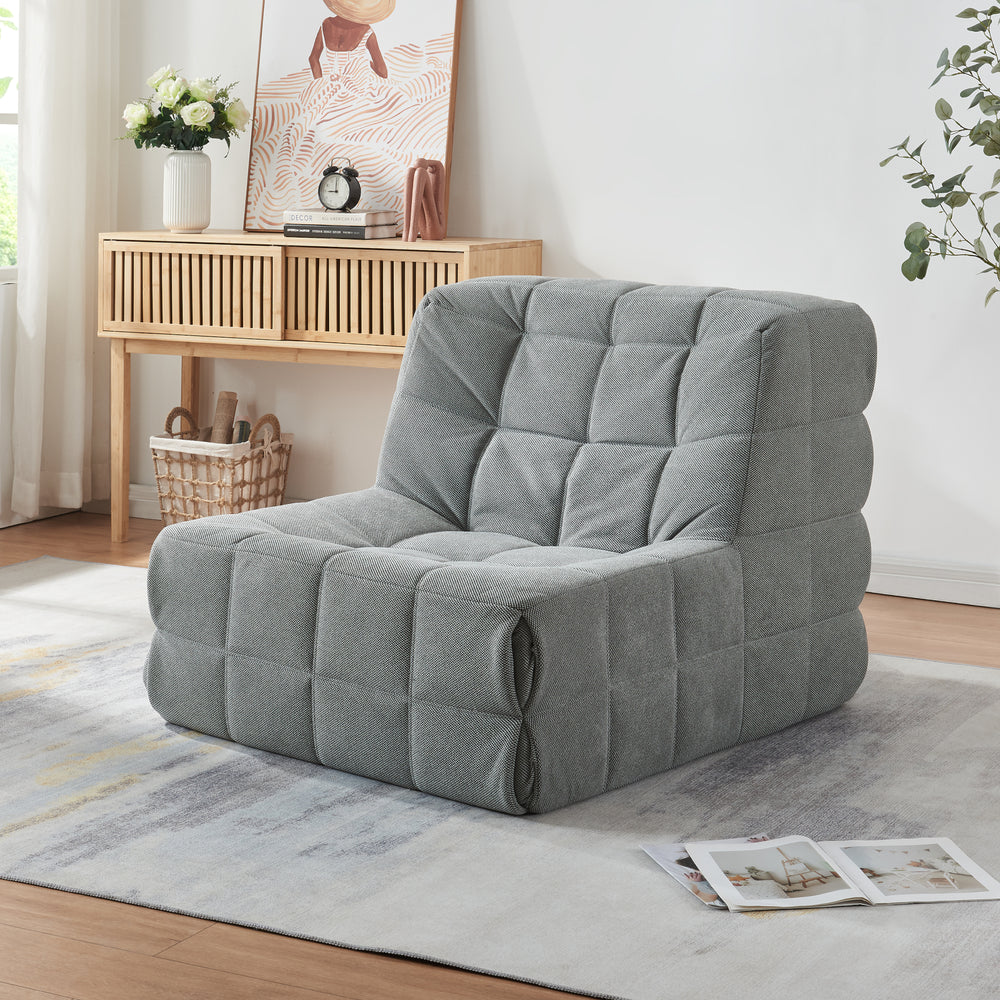 Fotel Koskyvn 75x90x100 cm textil [en.casa]