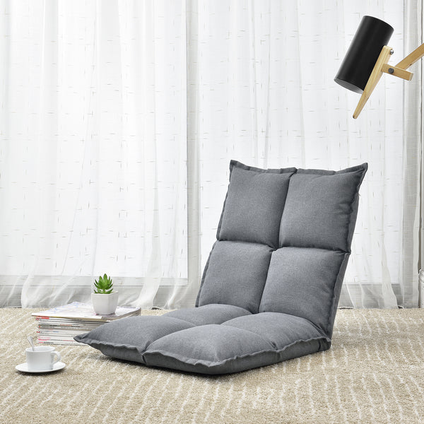 Padlószék Deinze 2 darabos szett állítható háttámlával [en.casa]