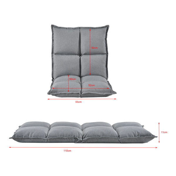 Padlószék Deinze 2 darabos szett állítható háttámlával [en.casa]