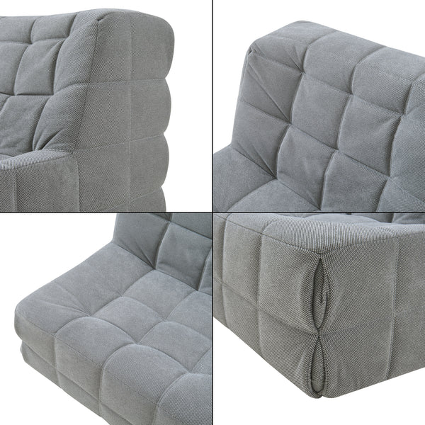 Fotel Koskyvn 75x90x100 cm textil [en.casa]