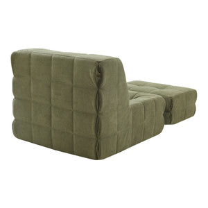 Fotel lábtartóval Koskyvn textil [en.casa]