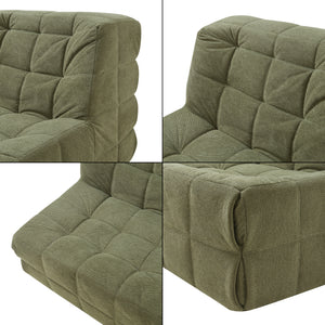 Fotel lábtartóval Koskyvn textil [en.casa]