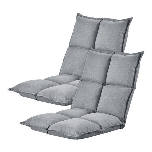 Deinze padlószék 2 darabos szettben, állítható [en.casa] - premiumXL