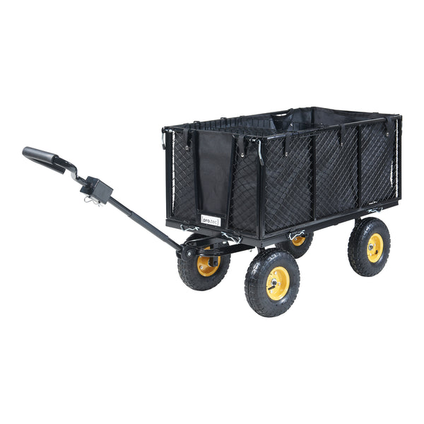 Kézi kocsi Corropoli 112x51 cm max. 550kg fekete/sárga [pro.tec]
