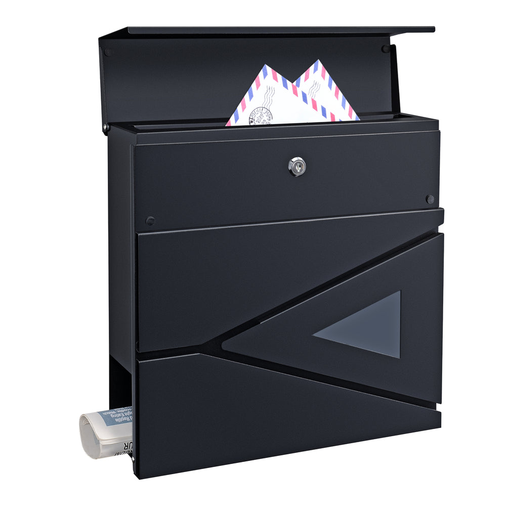 Schönburg postaláda 37x37x11cm acél, különböző színekben [en.casa] - premiumXL