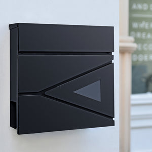 Postaláda Schönburg 37 x 37 x 10,5 cm Újságtartó csővel 2 kulccsal több színben [en.casa] 