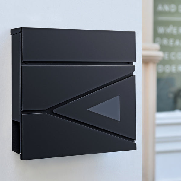 Postaláda Schönburg 37 x 37 x 10,5 cm Újságtartó csővel 2 kulccsal több színben [en.casa] 